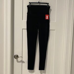 SPANX Black Velvet Leggings